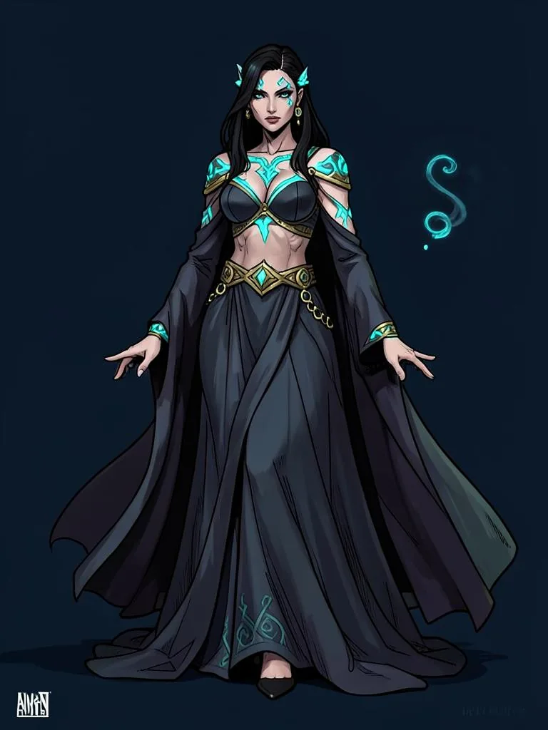 Tide Sorceress — Character Study